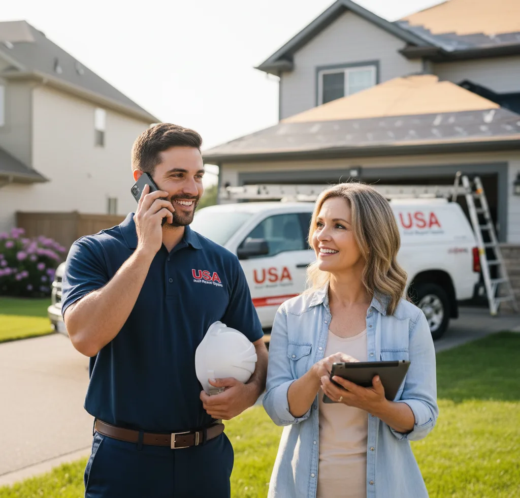USA Roof Repair Experts customer support in El Reno